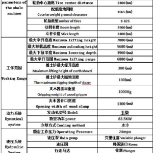 100型輪式抓木機(jī)